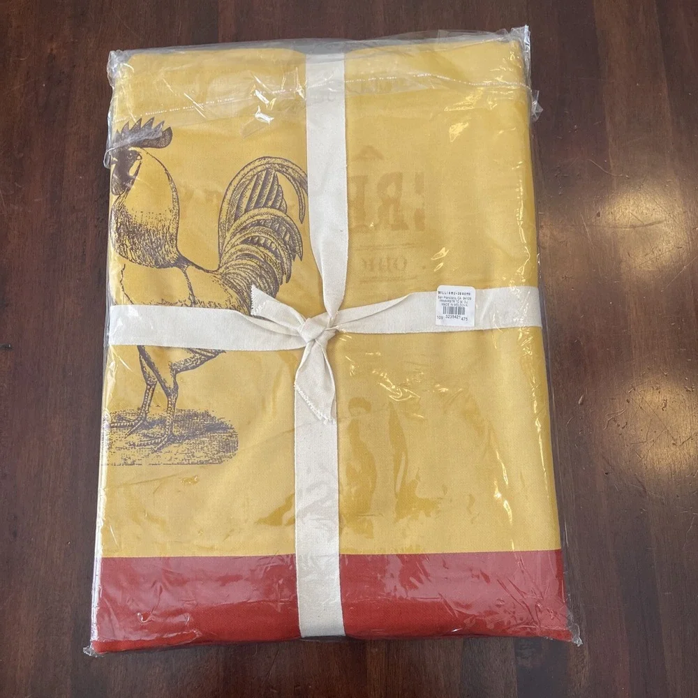 Williams Sonoma Tuscan Farmhouse Rooster‎ Tablecloth 70